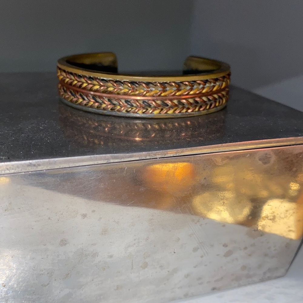 Ladies copper cuff bracelet